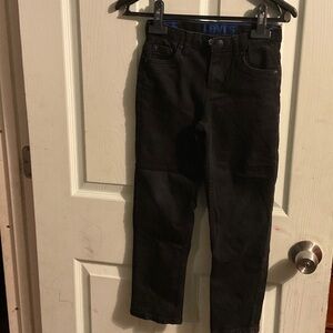 Levi's Black High-Rise Straight Jeans